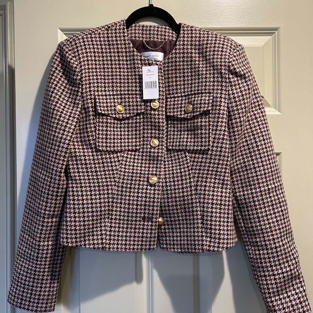 NWT Ronny Kobo Jerry Collarless Jacket (M) - Picture 6 of 6